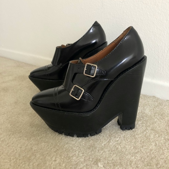 BURBERRY PRORSUM Monk strap wedge - size 37 - Picture 3 of 5